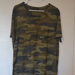Camo T-Shirt Dress Size M